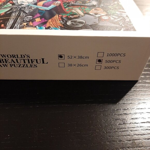 Nightmare before Christmas Jack And Sally 500 piece jigsaw puzzle - Picture 2 of 3